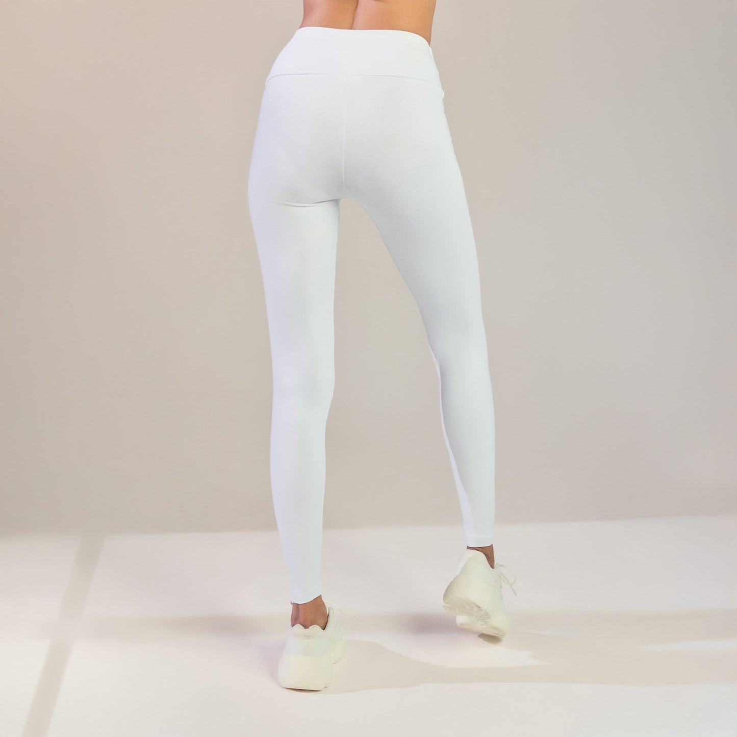 Everyday High Waisted Leggings - White