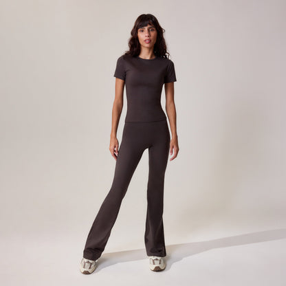 Ultimate Everyday Flare Leggings - Black Coffee