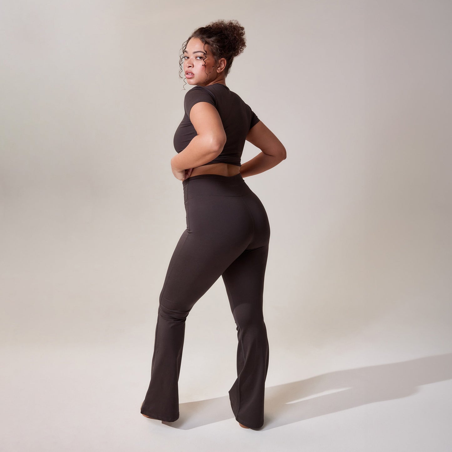 Ultimate Everyday Flare Leggings - Black Coffee