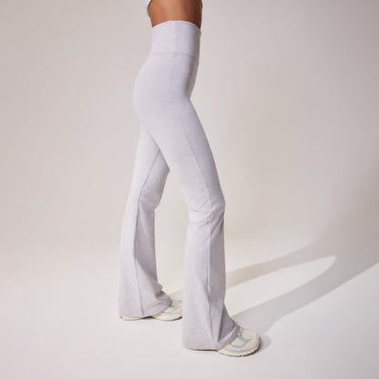 Ultimate Everyday Flare Leggings - Light Grey Marl