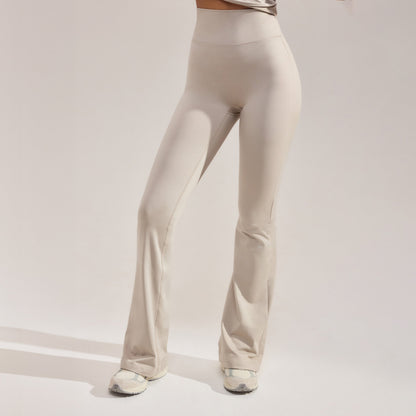 Ultimate Everyday Flare Leggings - Oatmeal Beige