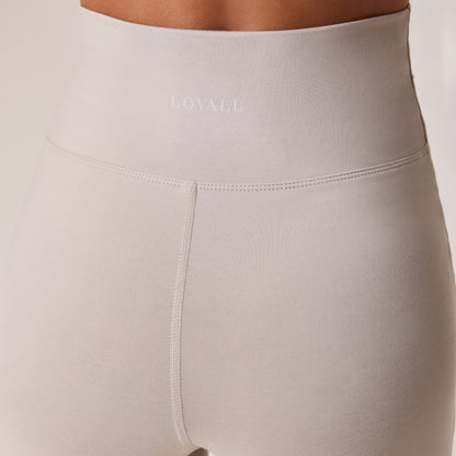 Ultimate Everyday Flare Leggings - Oatmeal Beige