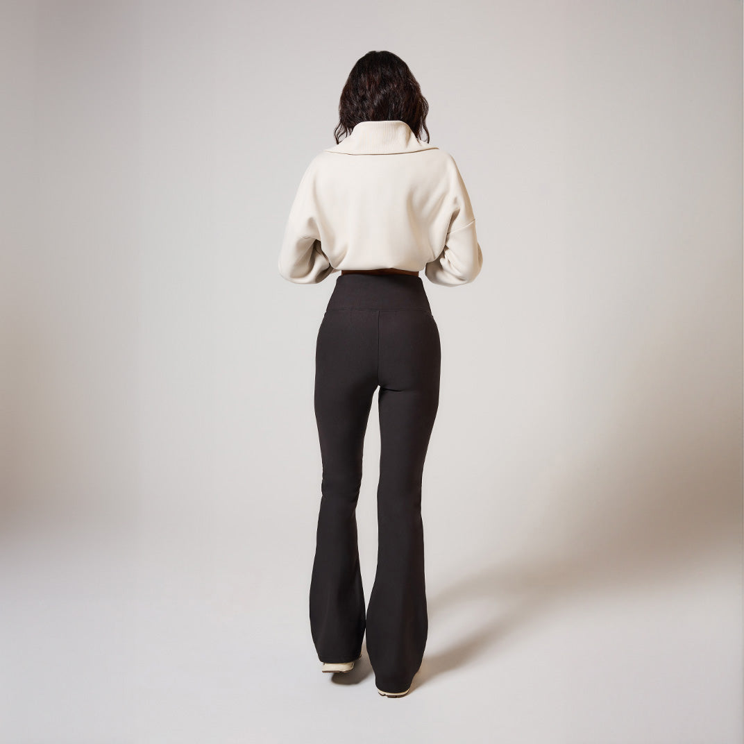 Winter Flare Leggings - Black Coffee