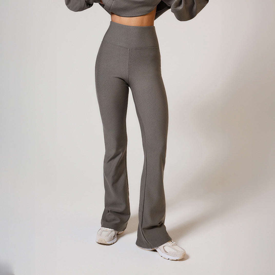 Winter Flare Leggings - Slate Green