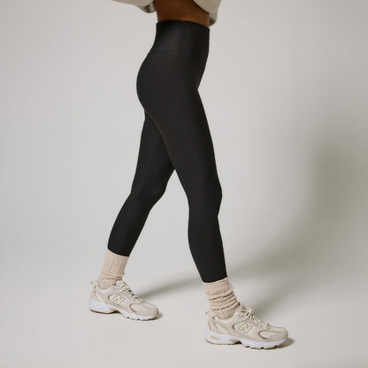 Curve Winter Everyday High Waisted Leggings - Black Coffee