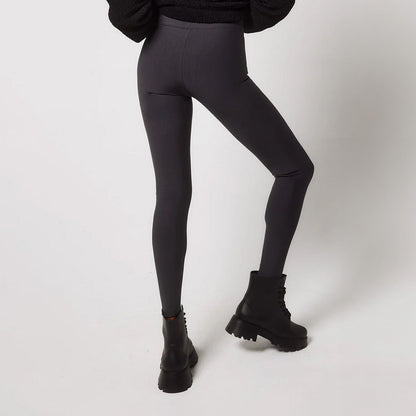 Winter Everyday High Waisted Leggings - Dark Grey
