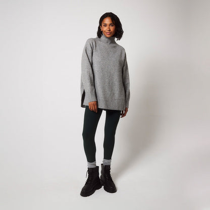 Winter Everyday High Waisted Leggings - Deep Forest