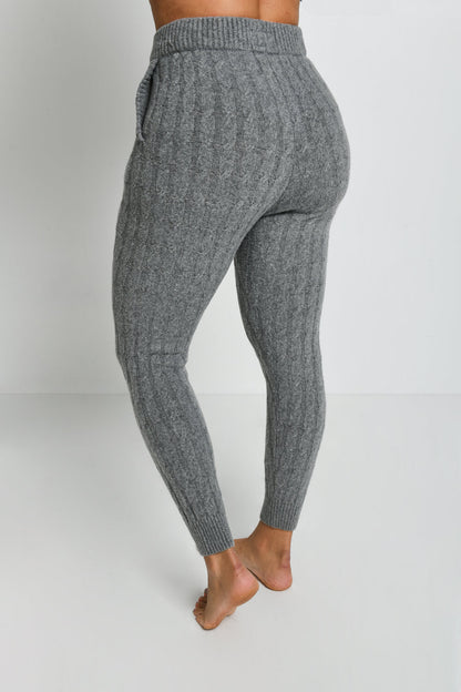 Cable Knit Set - Grey