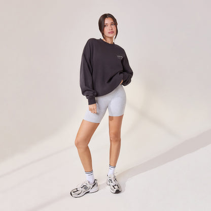 Lightweight Everyday 6 Inch Cycling Shorts - Light Grey Marl