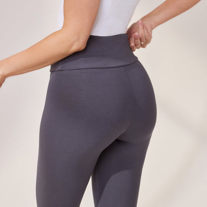 Lightweight Everyday High Waisted Leggings - Odyssey Grey