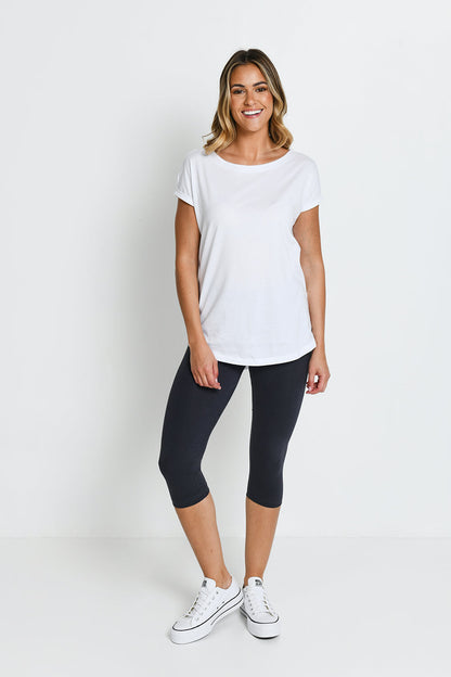 Everyday Cropped Leggings - Odyssey Grey