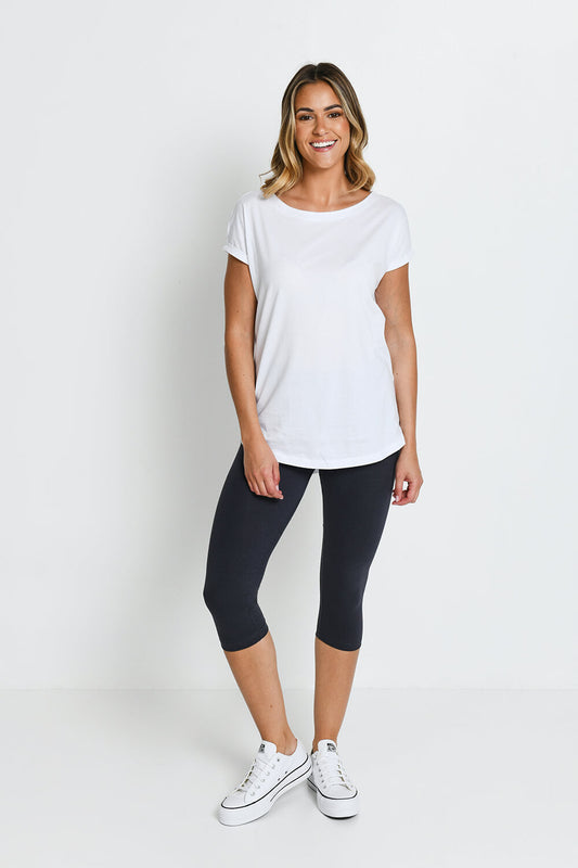 Everyday Cropped Leggings - Odyssey Grey