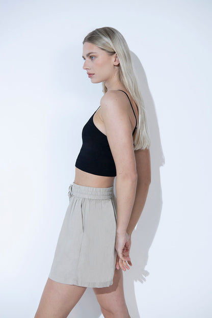 Everyday Linen Shorts - Stone