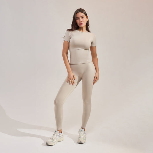 Ultimate Everyday Leggings - Oatmeal Beige