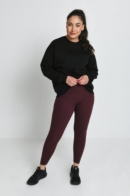Revitalise High Waisted Leggings - Winter Berry